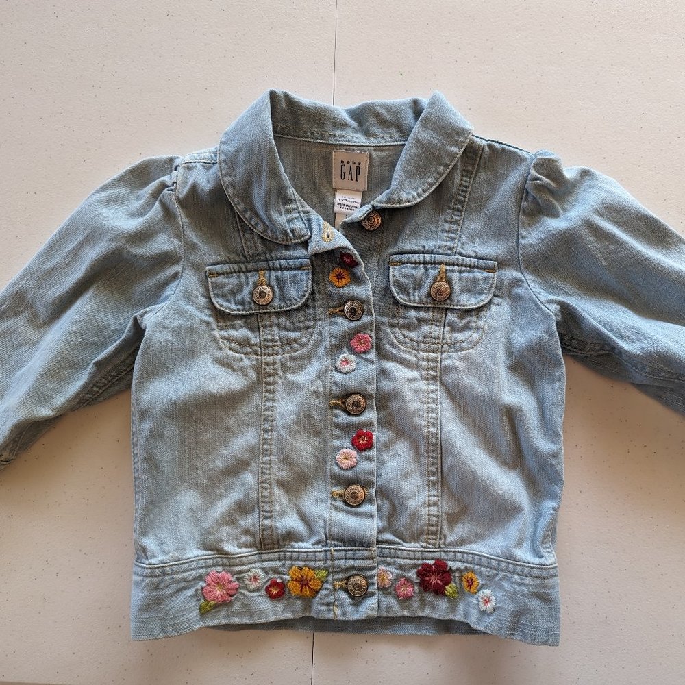 Girl's Baby Gap Spring Jean Jacket - 18-24 months